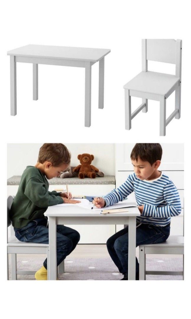IKEA table and chair for kids, Babies & Kids, Baby Nursery & Kids