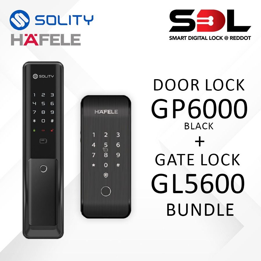 INSTALLATION INCLUDED Solity GM6000 Hafele GL5600 Bundle
