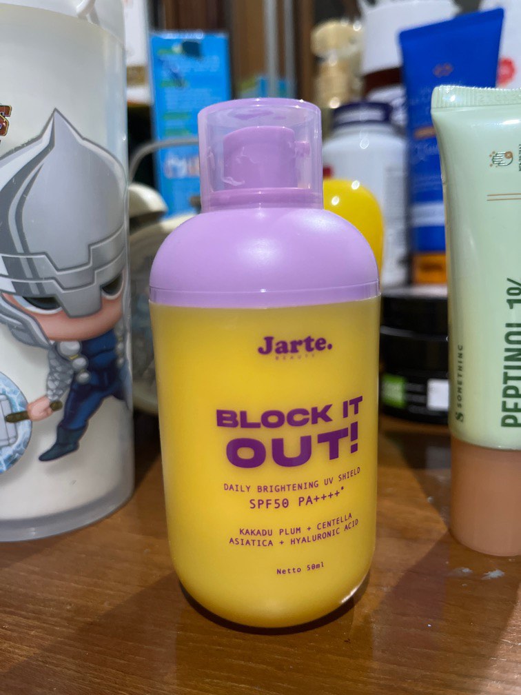 Jarte block it out sunscreen spf 50, Kesehatan & Kecantikan, Kulit