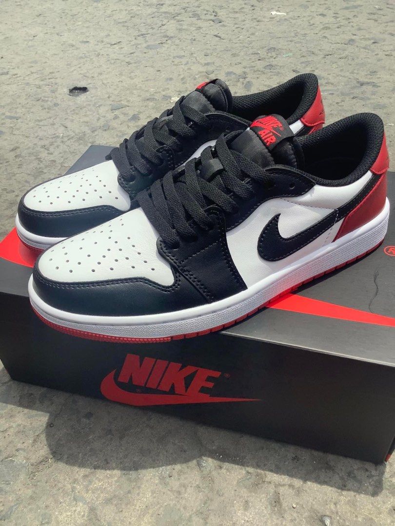 Jordan 1 Low OG Black Toe On Carousell