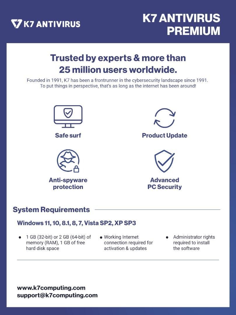 K7 sales antivirus premium