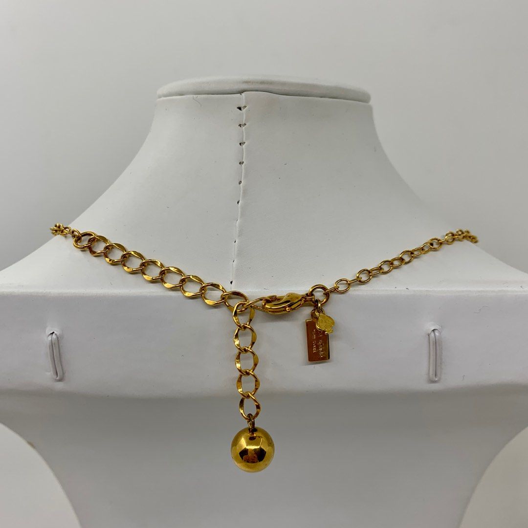 Red ribbon necklace best sale