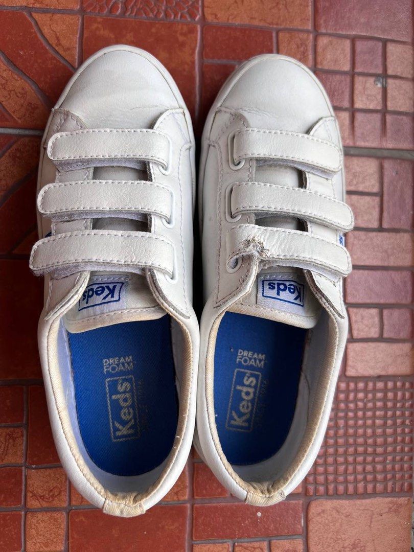 Keds White Velcro sneakers Women s Fashion Footwear Sneakers on