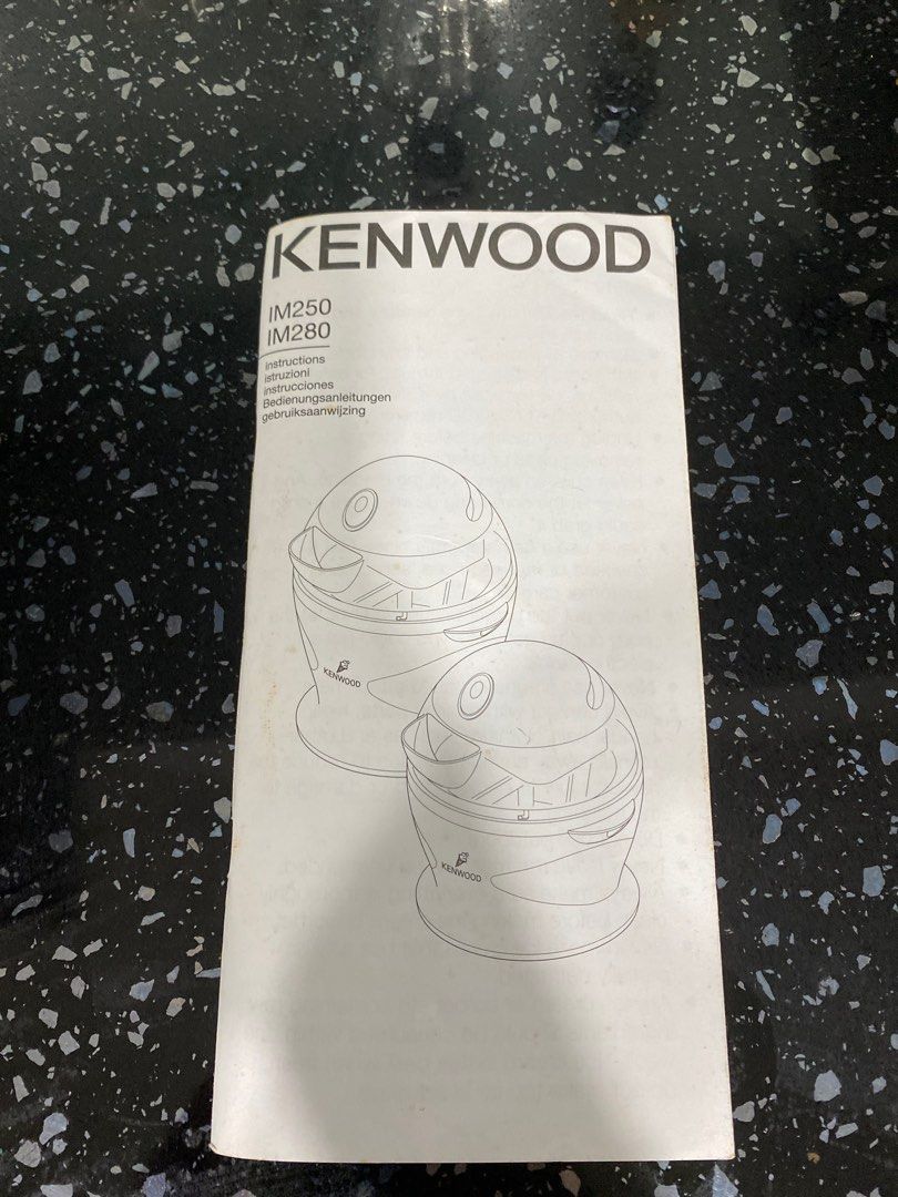 Kenwood Ice Cream Maker, TV & Home Appliances, Kitchen Appliances, Ice