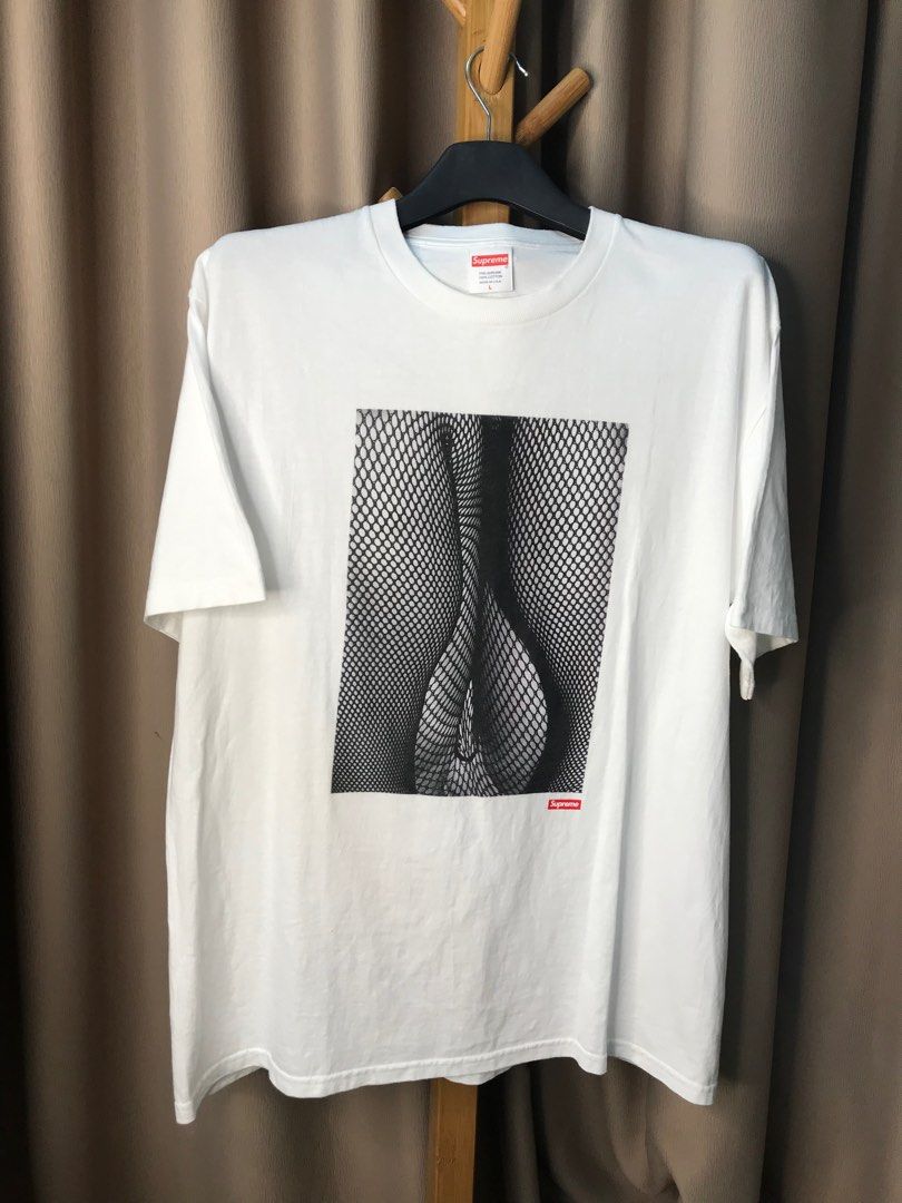L 🔥Supreme tee T-shirt, Men's Fashion, Tops & Sets, Tshirts 