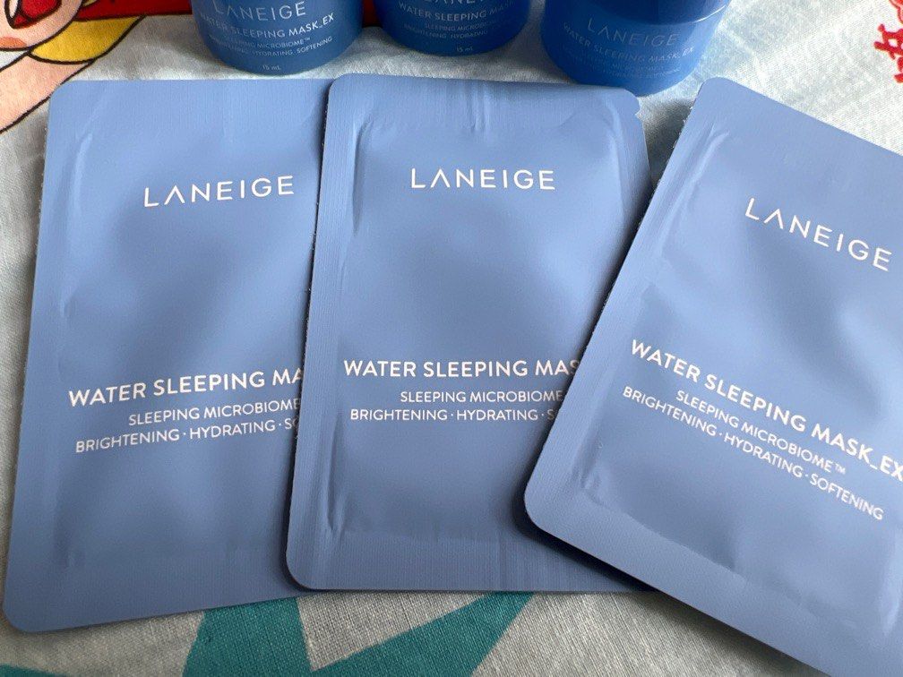 Laneige Sample sleeping mask, 美容＆化妝品, 健康及美容 皮膚護理, 面部 面部護理 Carousell