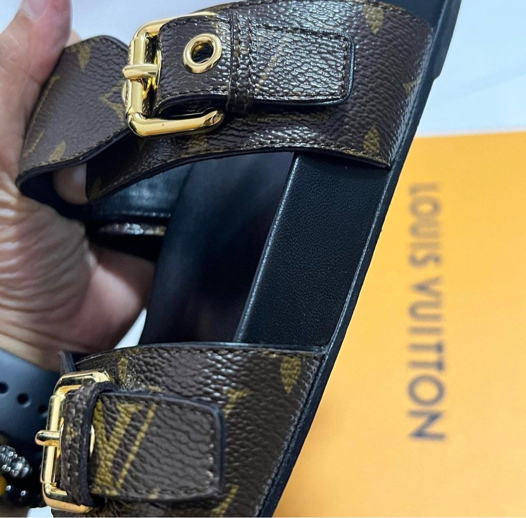 Vuitton slippers cheap