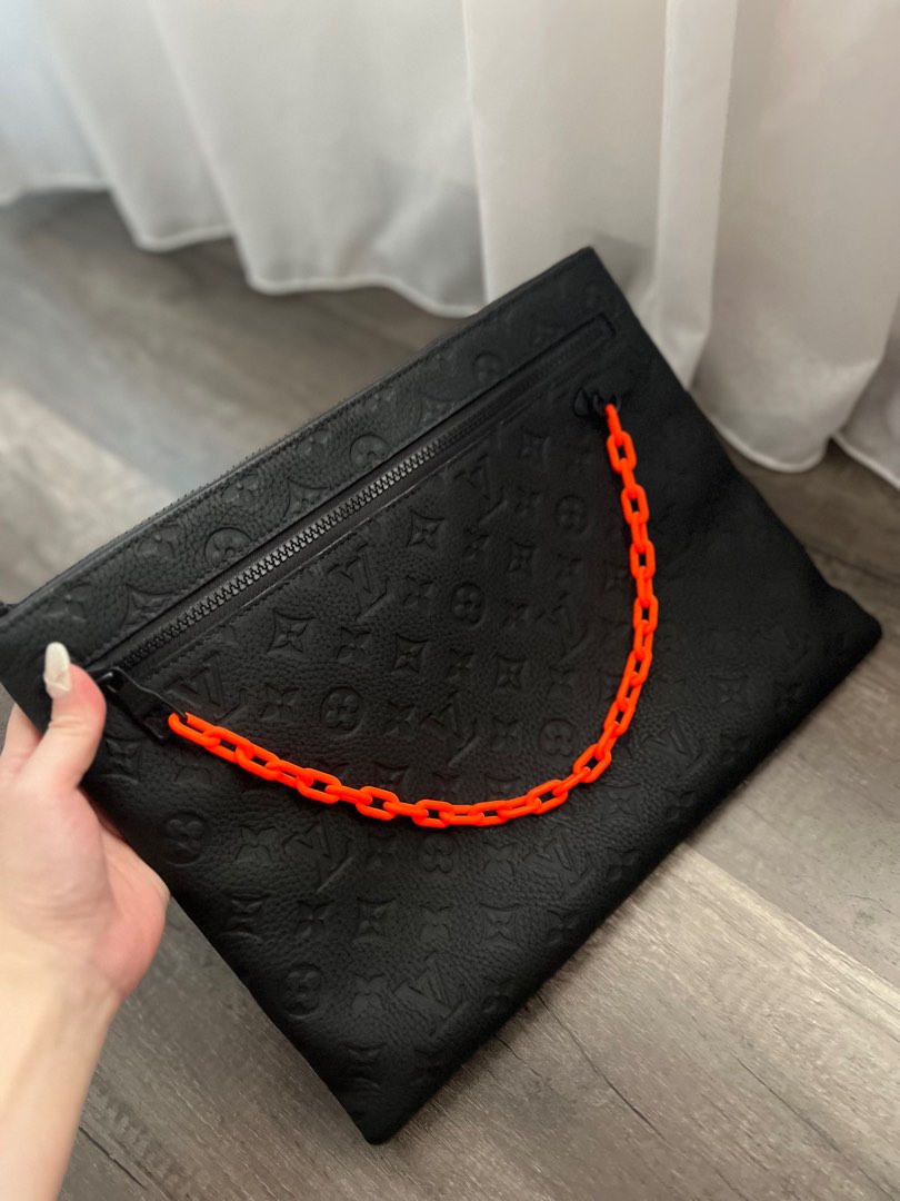 LV Virgil Abloh A4 Clutch, Luxury, Bags & Wallets on Carousell