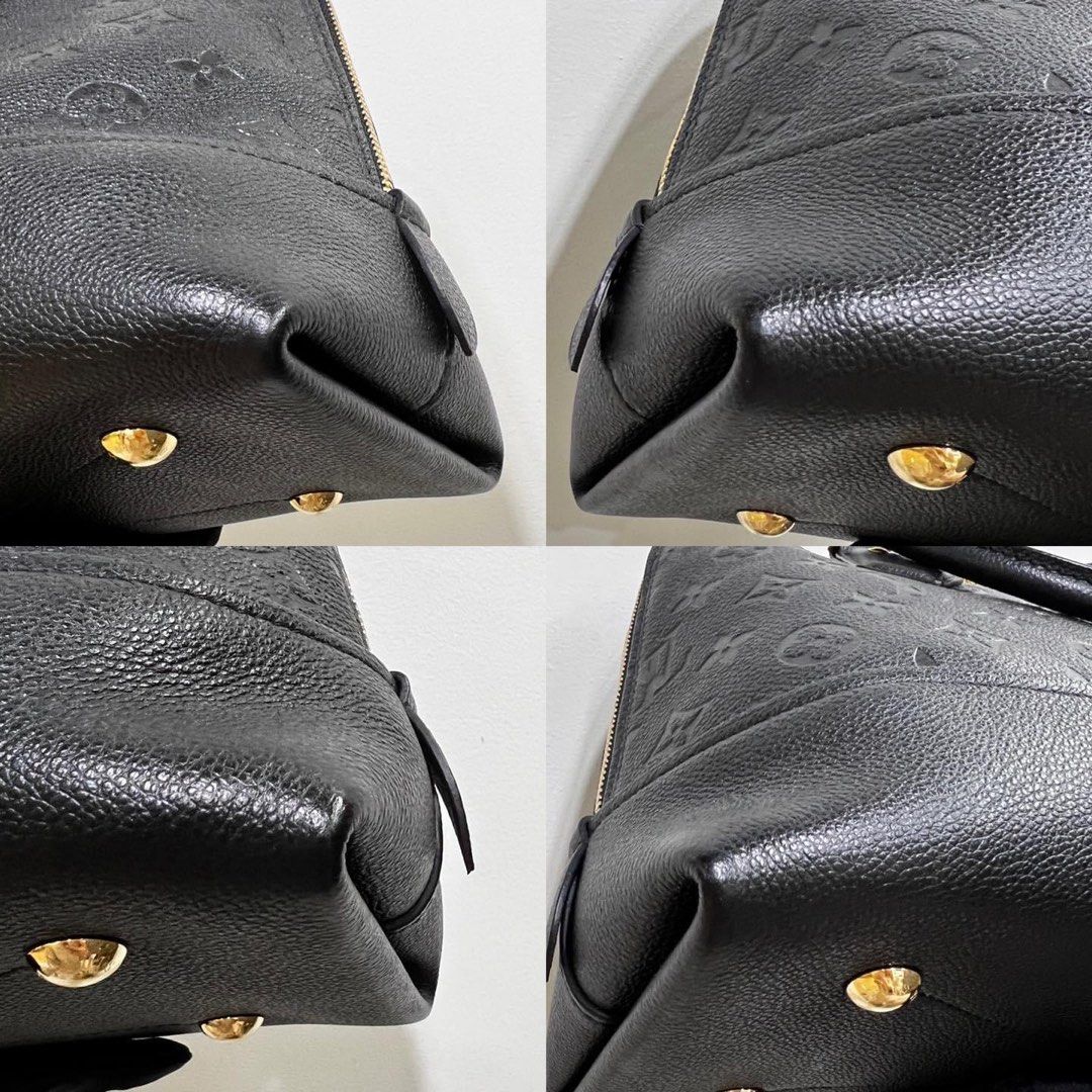Néo Alma PM bag - Luxury Monogram Empreinte Leather Black