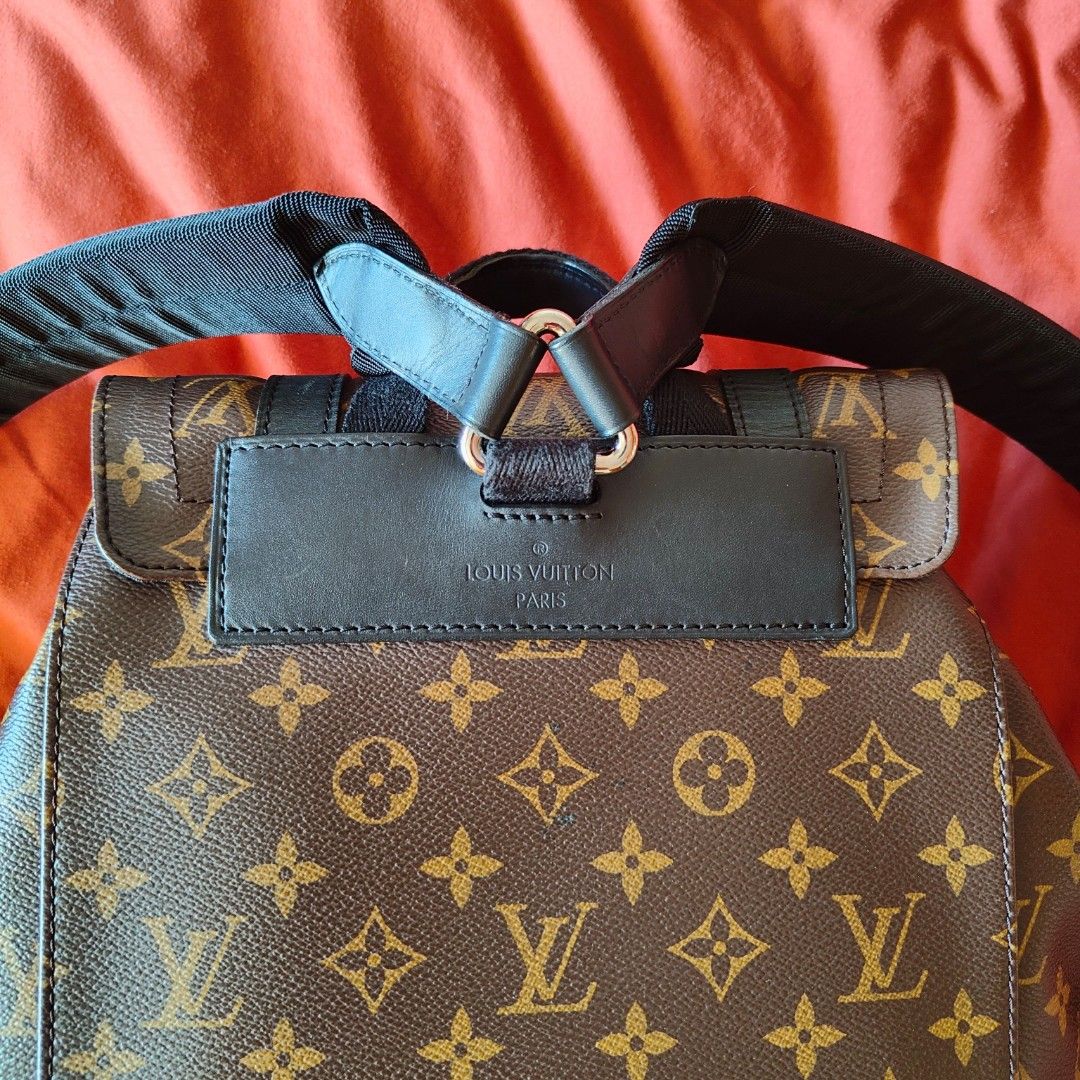 LOUIS VUITTON Monogram Macassar Canvas Christopher PM Backpack Bag