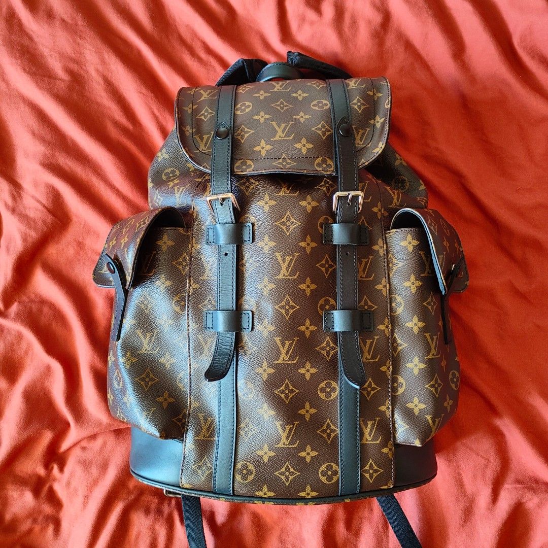 Louis Vuitton Monogram Macassar Christopher PM - Brown Backpacks