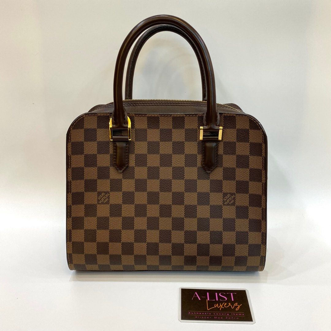 Authentic Louis Vuitton LV Damier Ebene Triana, Luxury, Bags & Wallets on  Carousell