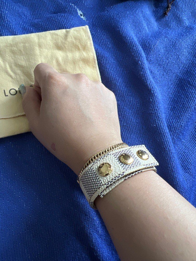 Louis Vuitton Bracelet Damier Azur Kobe 2010 mens accessories