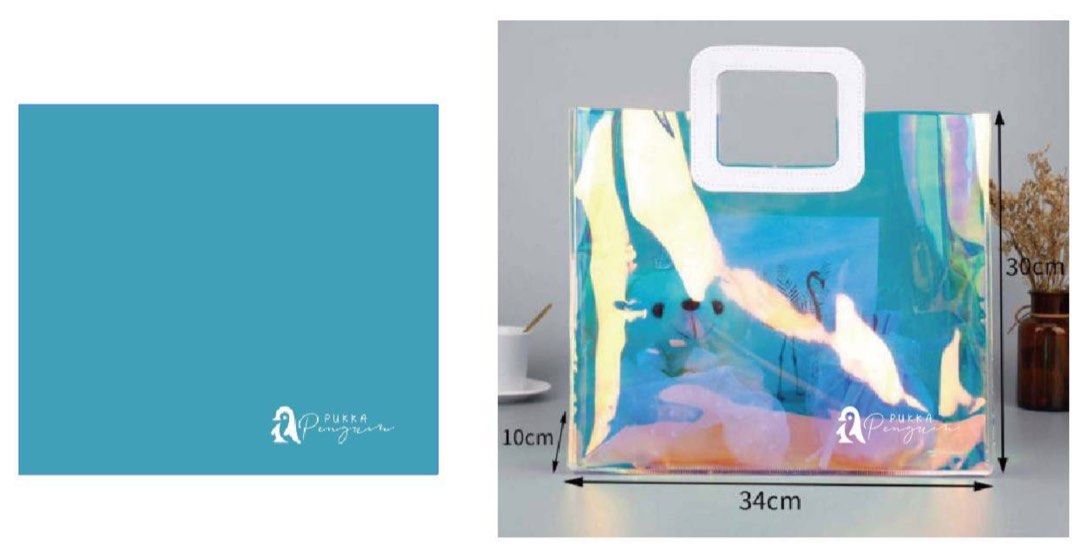 Luminous Iridescent Giveaway bags (Category: Tote Bags) located in Quezon City. Submitted by pukkapenguin (Listing ID 1223415583, Image 3). Description: perfect for using as giveaway bag brand new on hand size 34x30x10 cm .