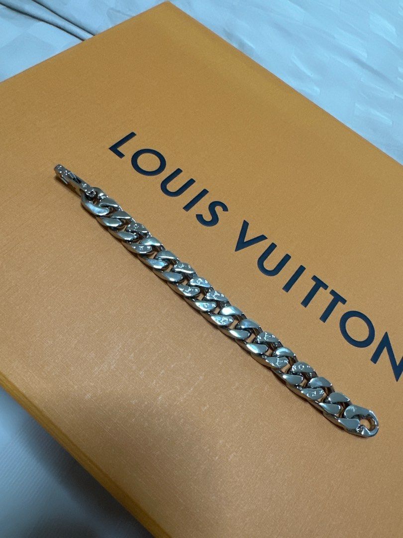 Louis Vuitton Chain Links Patches bracelet, Luxury, Accessories on Carousell