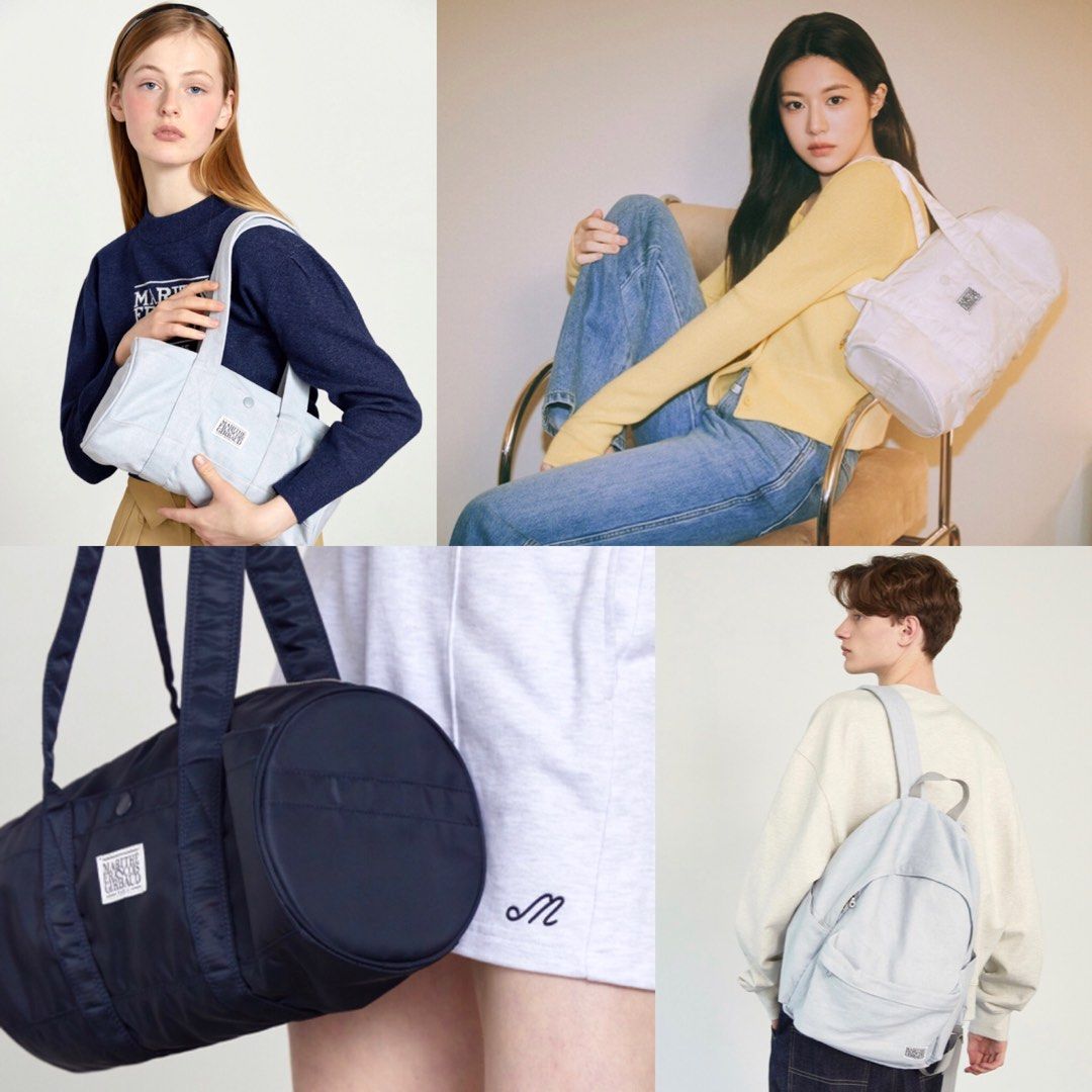 韓國Marithe Francois Girbaud Paris Classic Logo Duffle Bag