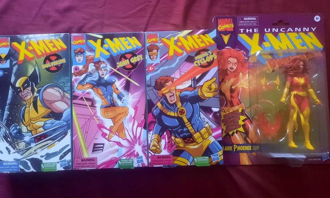 Marvel legends VHS Cyclops Jean Grey Wolverine Dark Phonix, Hobbies ...