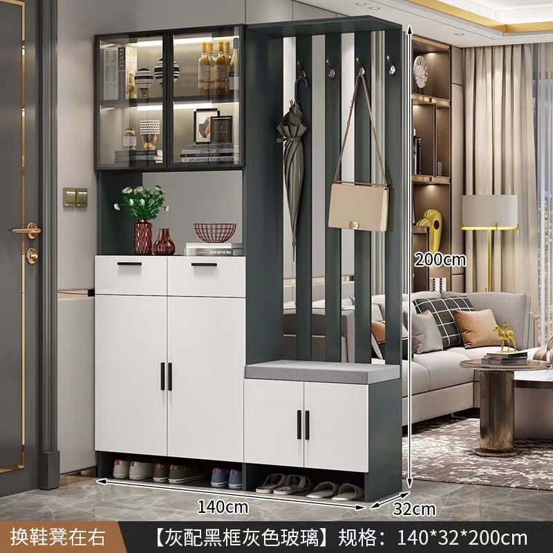 MDF living room partition clothes cabinet Shoe Cabinet, Furniture ...