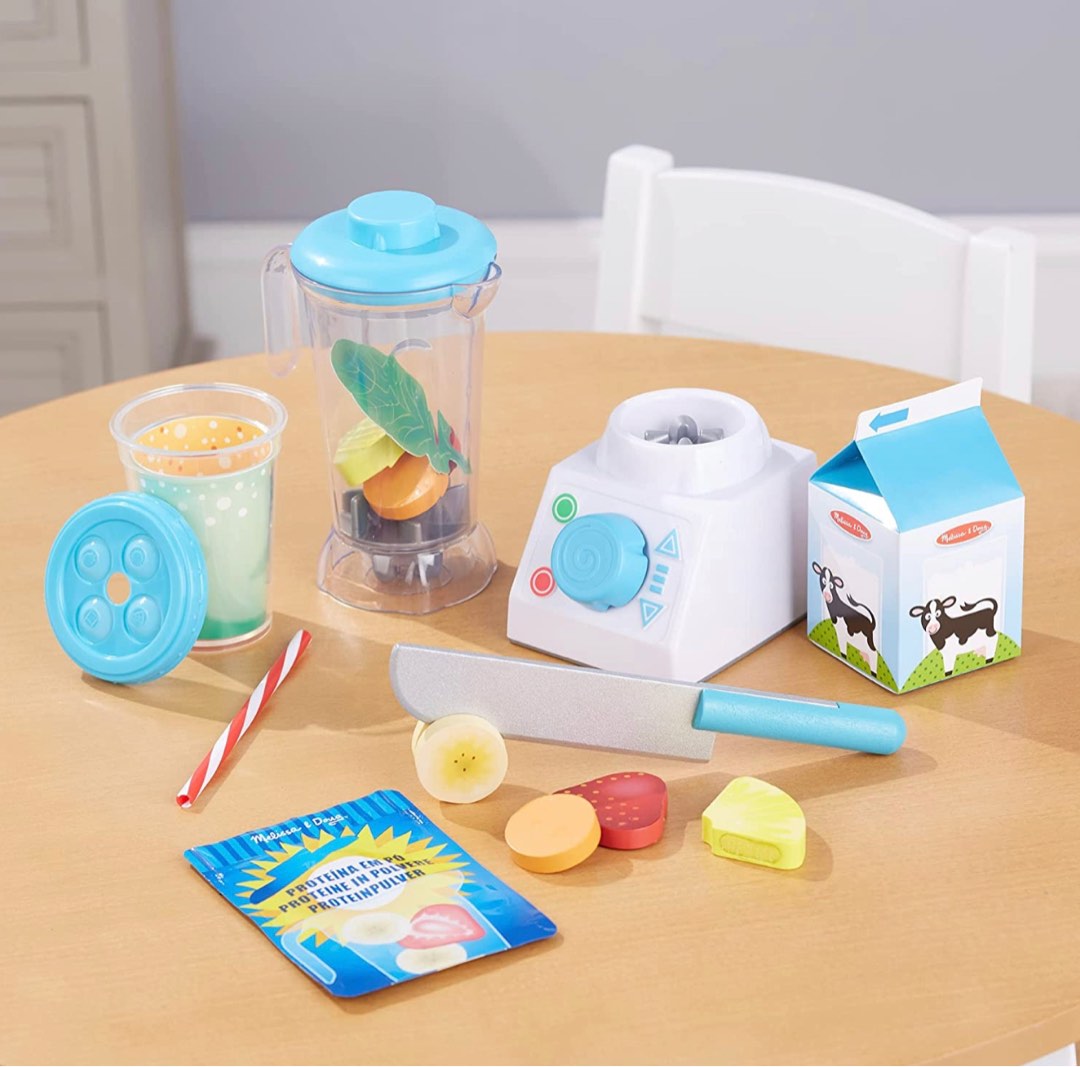 Melissa Doug Smoothie Maker Blender Set Helps Develop Motor and
