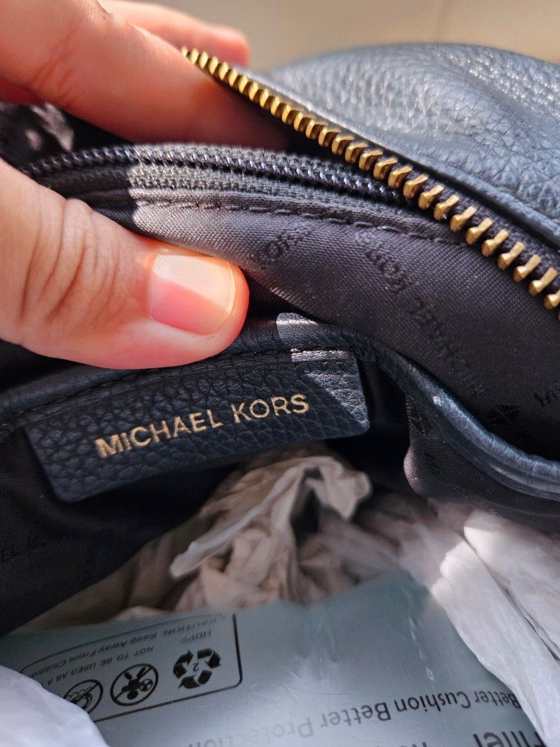 Michael Kors Abbey Medium Pebbled Leather Backpack Preloved, Luxury