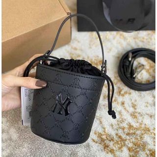 MLB Bucket Bag Black Original Korea (Tas Buket)