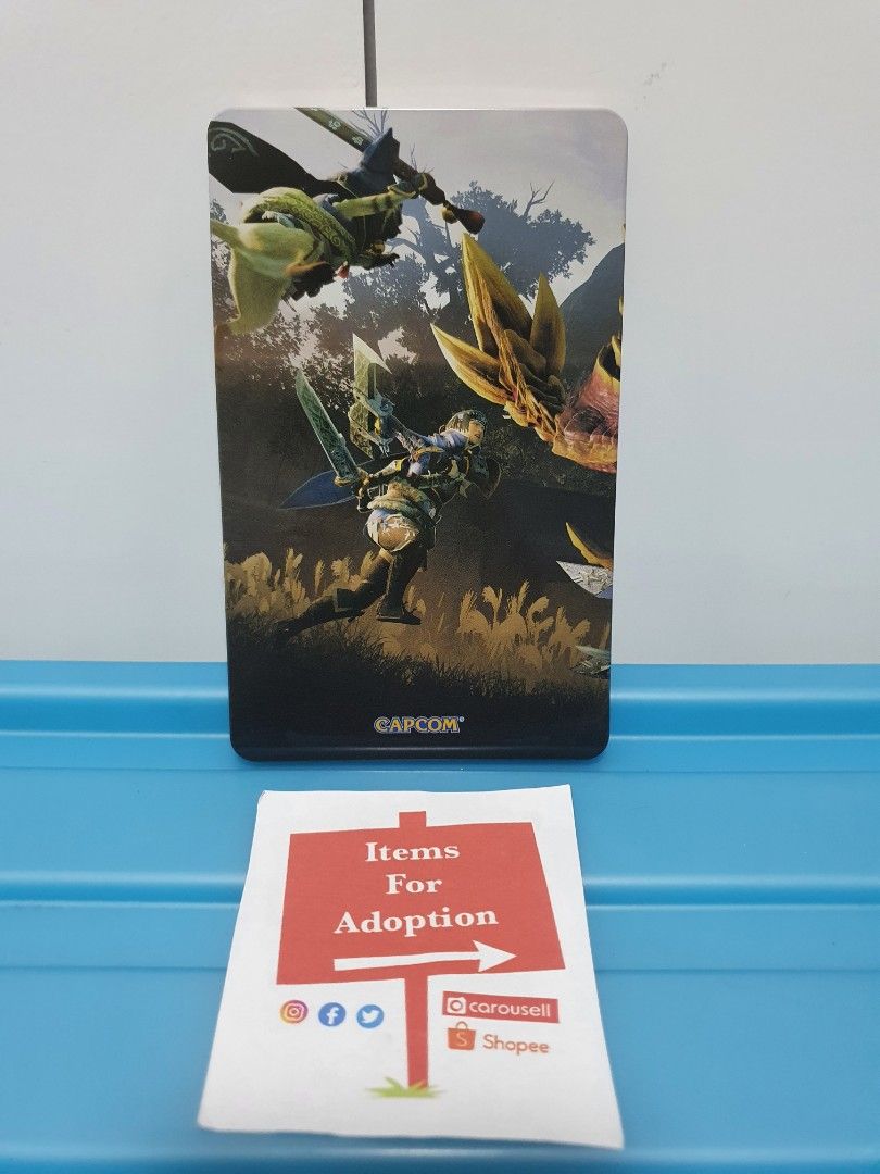Monster Hunter Rise Steelcase Only (Nintendo Switch) (Category: Nintendo) located in Quezon City. Submitted by itemsforadoption (Listing ID 1223526180, Image 2). Description: Rfs: Its 2023! Happy New Year! Hoping you have a good year ahead of you! If you have questions feel free to send a message. Though I'll most likely be able to reply from 10am to 8pm. Please be patient and understanding. Decluttering games and items that I've picked up or for