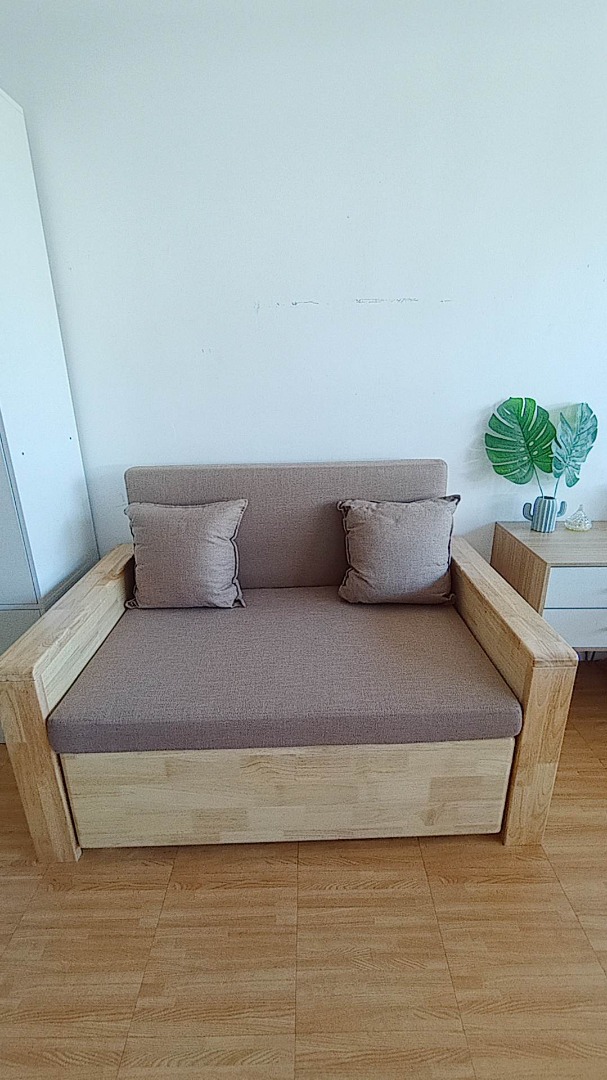 Muji Sofa Bed, Furniture & Home Living, Furniture, Sofas on Carousell