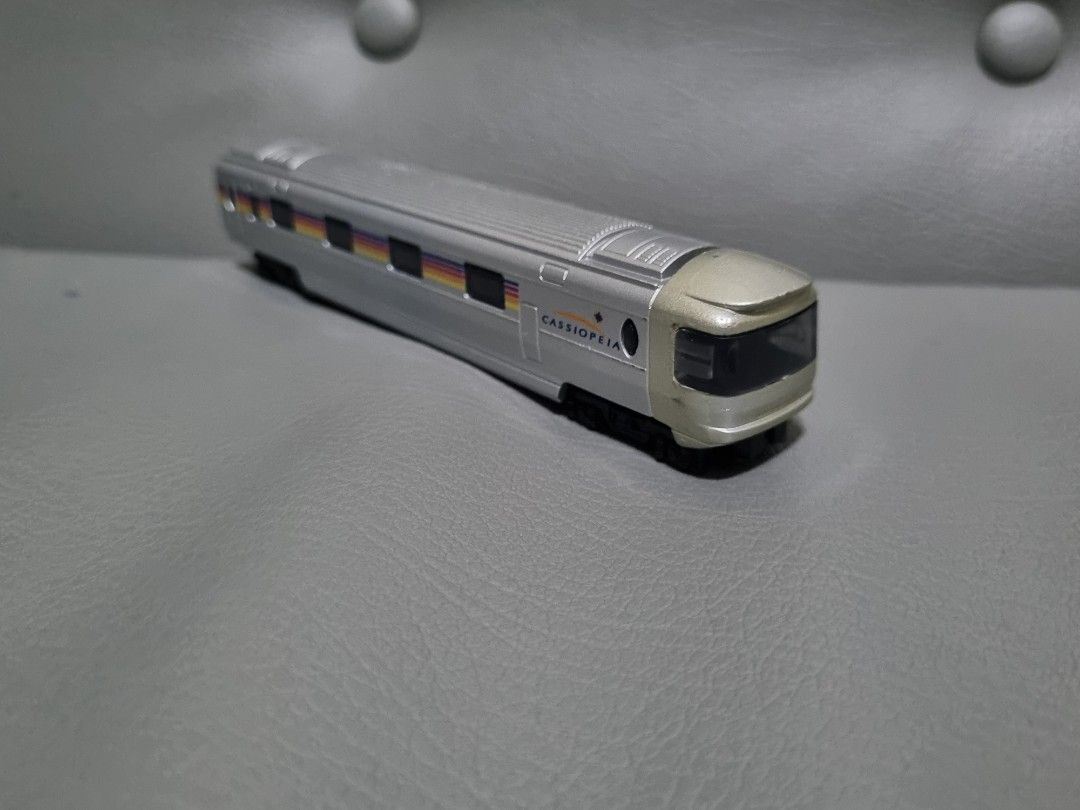 N Gauge Cassiopeia Die cast model train (Category: Vehicle & Diecast Models) located in Silang. Submitted by samflores2k4t7 (Listing ID 1223499149, Image 2). Description: For sale N Gauge Cassiopeia Die cast model train Made in Japan 6 inches lenght Played condition with minor scratches and paintchips.