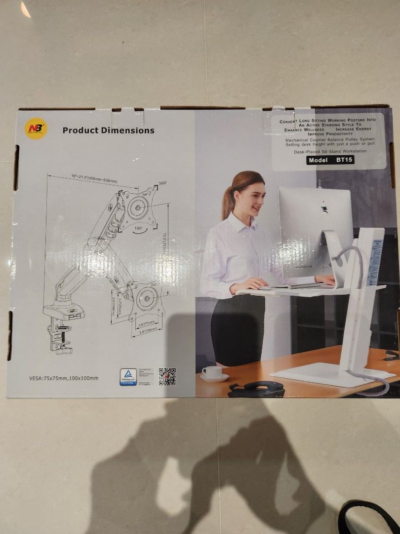 NB North Bayou F80 monitor arm, TV & Home Appliances, TV ...