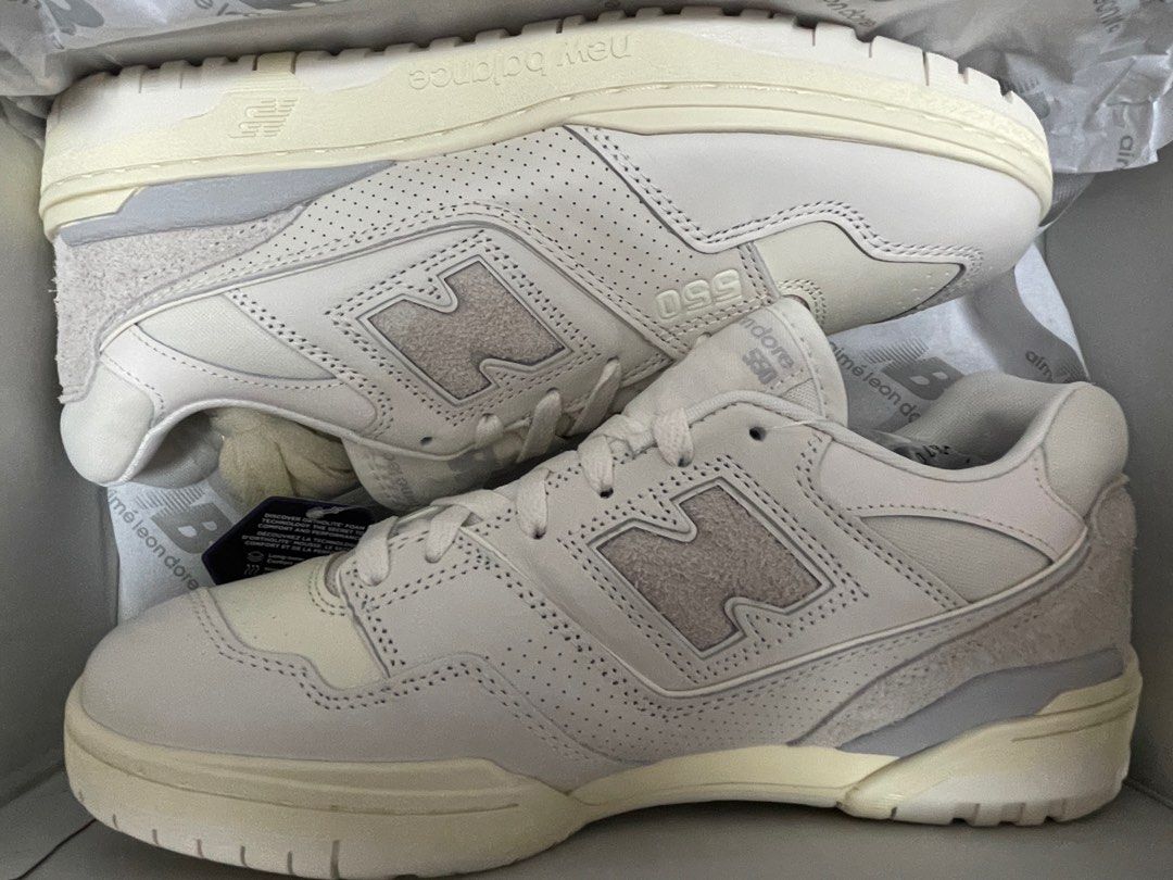 New Balance 550 Aime Leon Dore White Leather, 男裝, 鞋, 波鞋