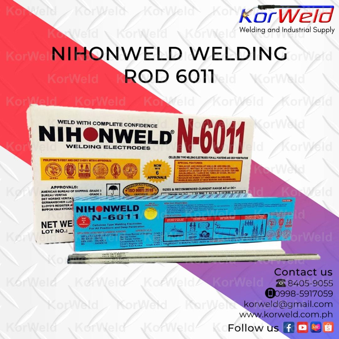 Nihonweld Welding Rod 6011, Commercial & Industrial, Construction Tools