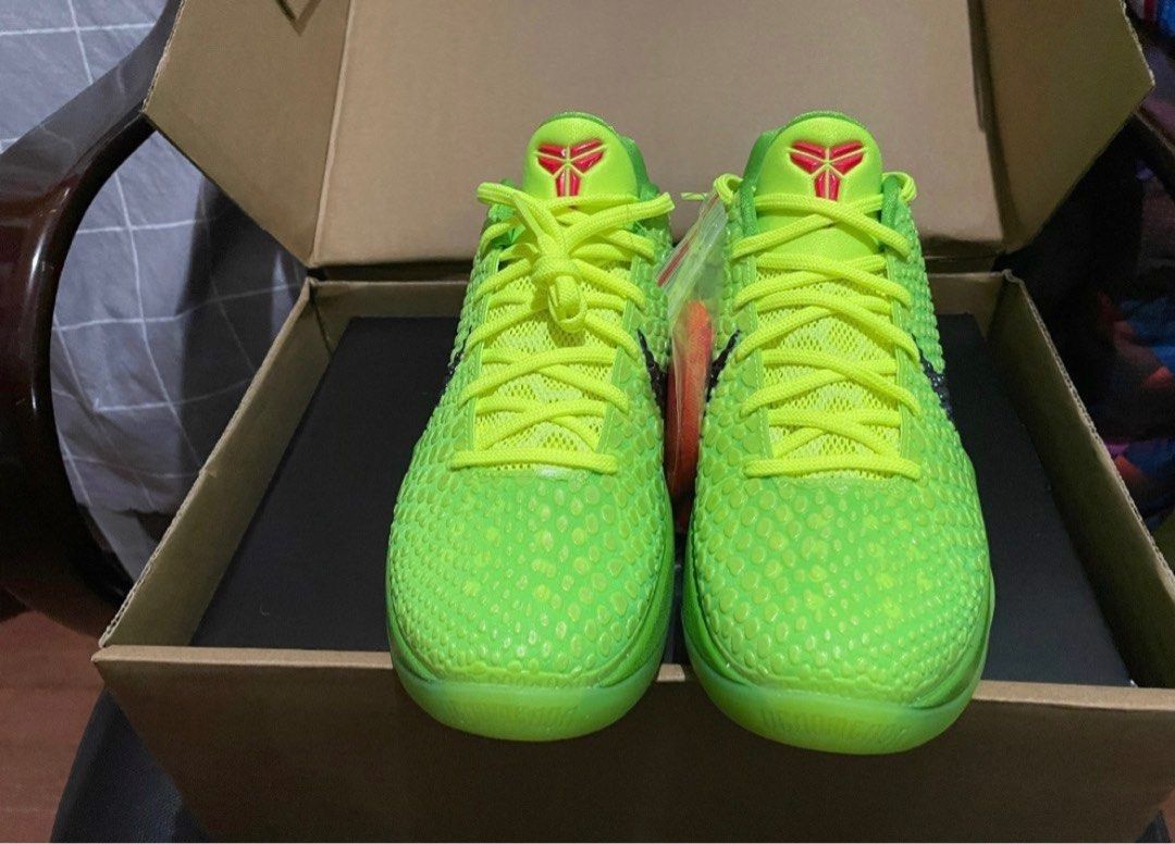 stock x kobe 6 grinch