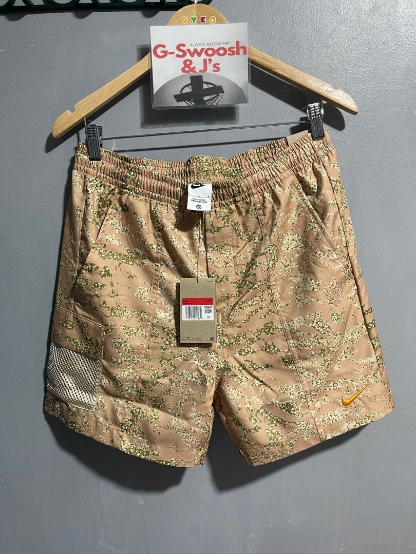 camo nike woven shorts
