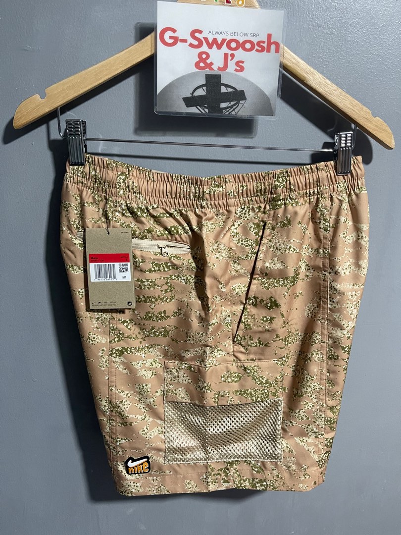 camo nike woven shorts