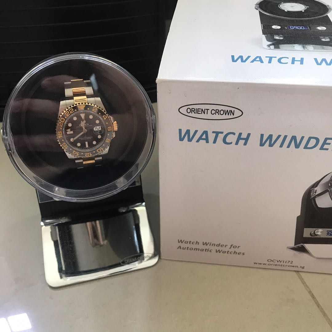 SOLD Orient Crown Watch Winder, Luxury, Watches on Carousell