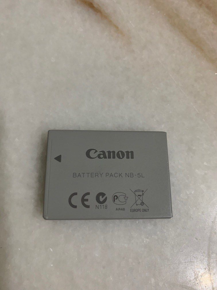 Original canon nb -5L battery, Photography, Photography Accessories ...