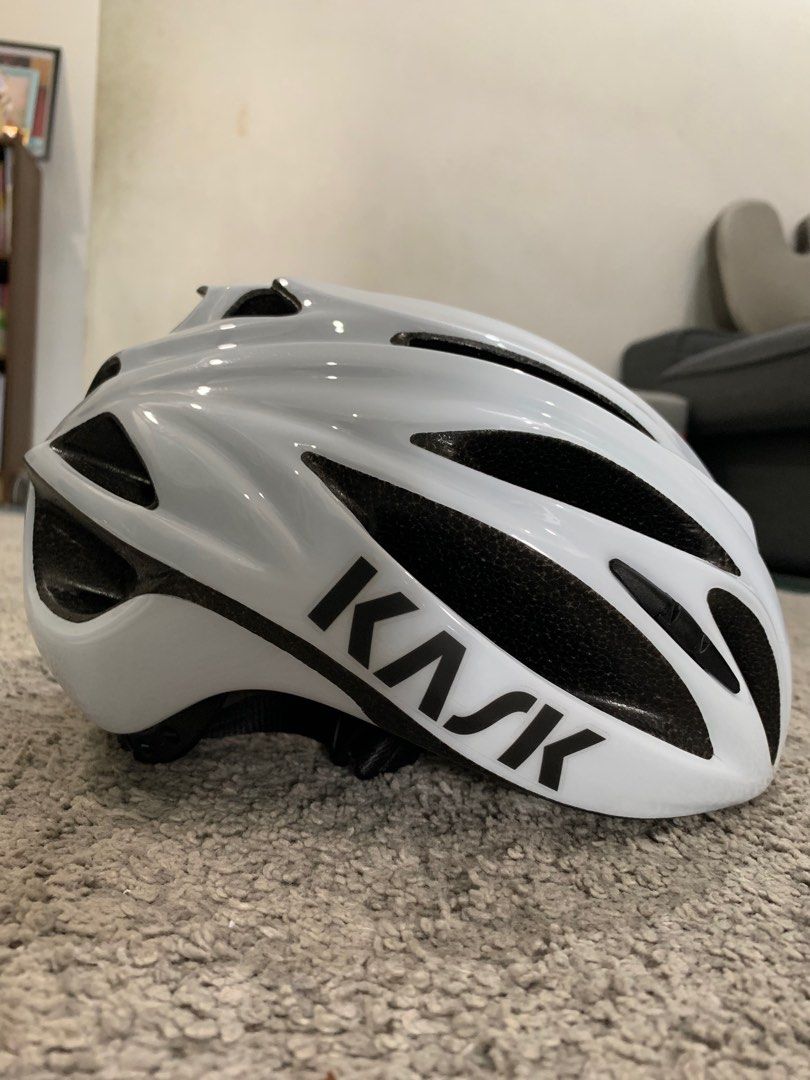 Original KASK Rapido White L Sports Equipment Bicycles