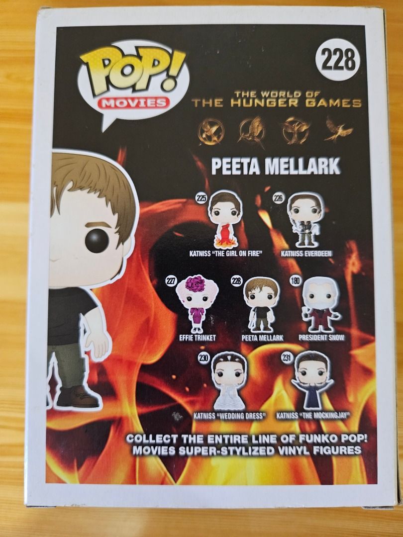 Funko Pop Peeta Mellark Katniss Everdeen On Fire The Hunger Games