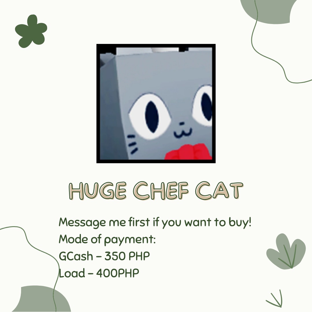 How to Get the Huge Chef Cat in Pet Simulator X