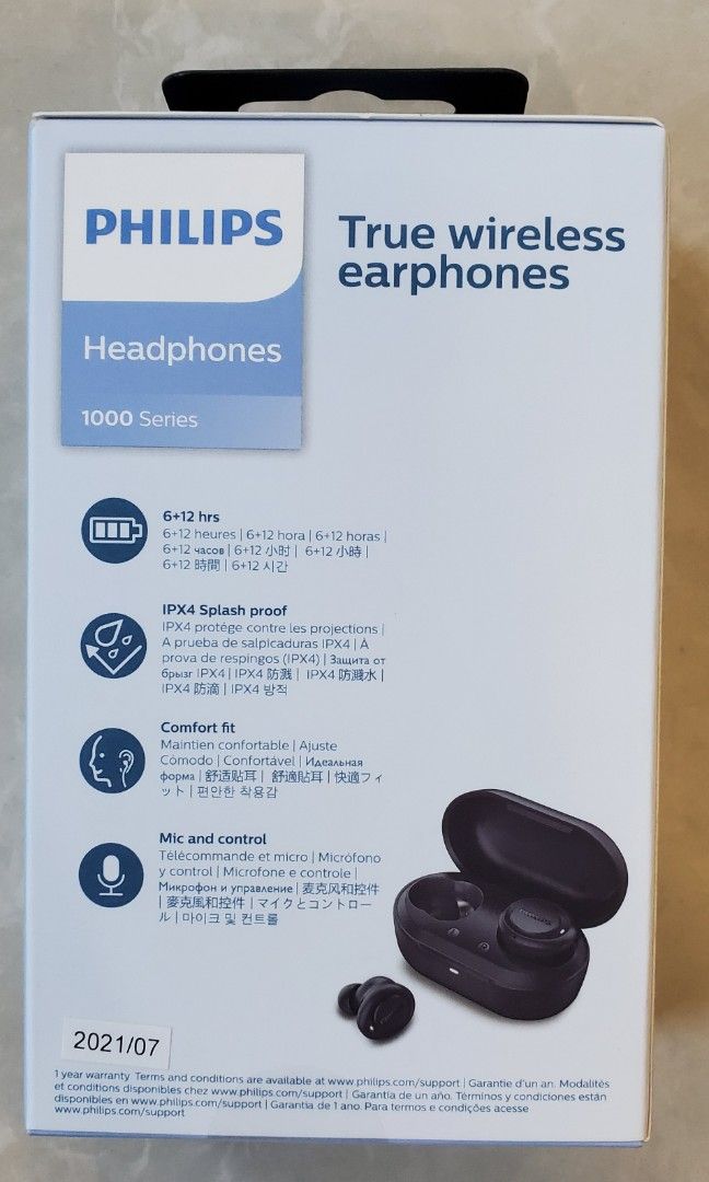 Philips headphone 1000 series true wireless earphones (brand new ...