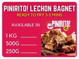 PINIRITO! Lechon Bagnet (ready to fry)