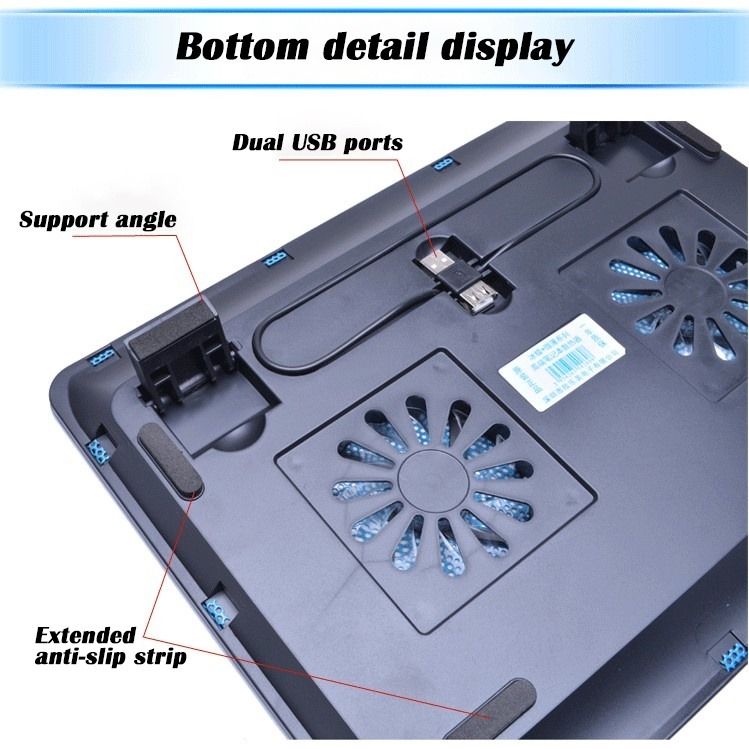 Portable Laptop Cooler Laptop Cooling Fan 17Inch, Computers & Tech, Parts &  Accessories, Other Accessories On Carousell