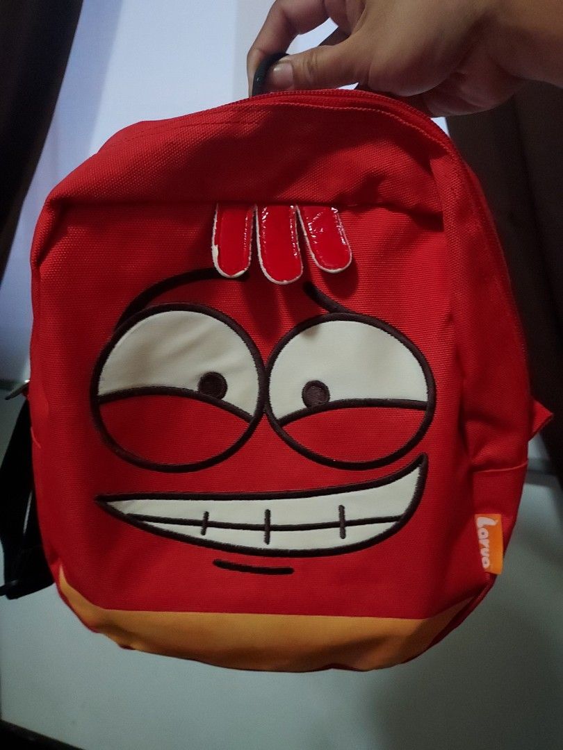 Preloved Larva Bagpack for Kids (Category: Other Babies Going Out Needs) located in Batangas. Submitted by ms.d_preloveditems (Listing ID 1223494493, Image 1). Description: .