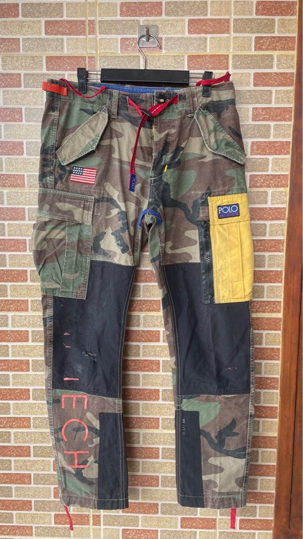 PRL POLO RALPH LAUREN HI TECH CAMO CARGO PANT Fesyen Pria