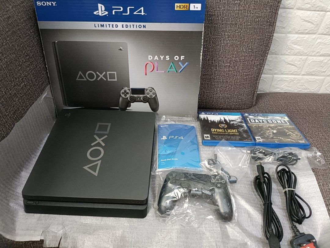 Sony PlayStation 4 Slim Days of Play Limited Edition 1TB Video