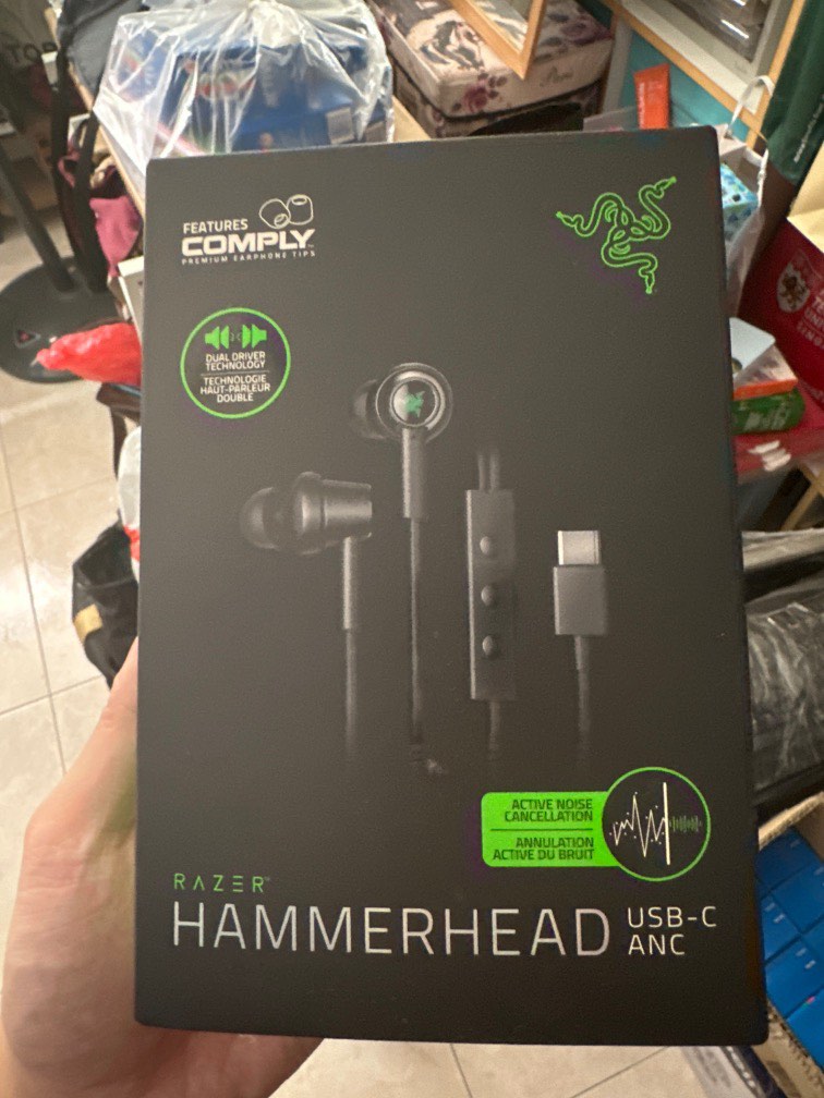Razer hammerhead, Audio, Earphones on Carousell