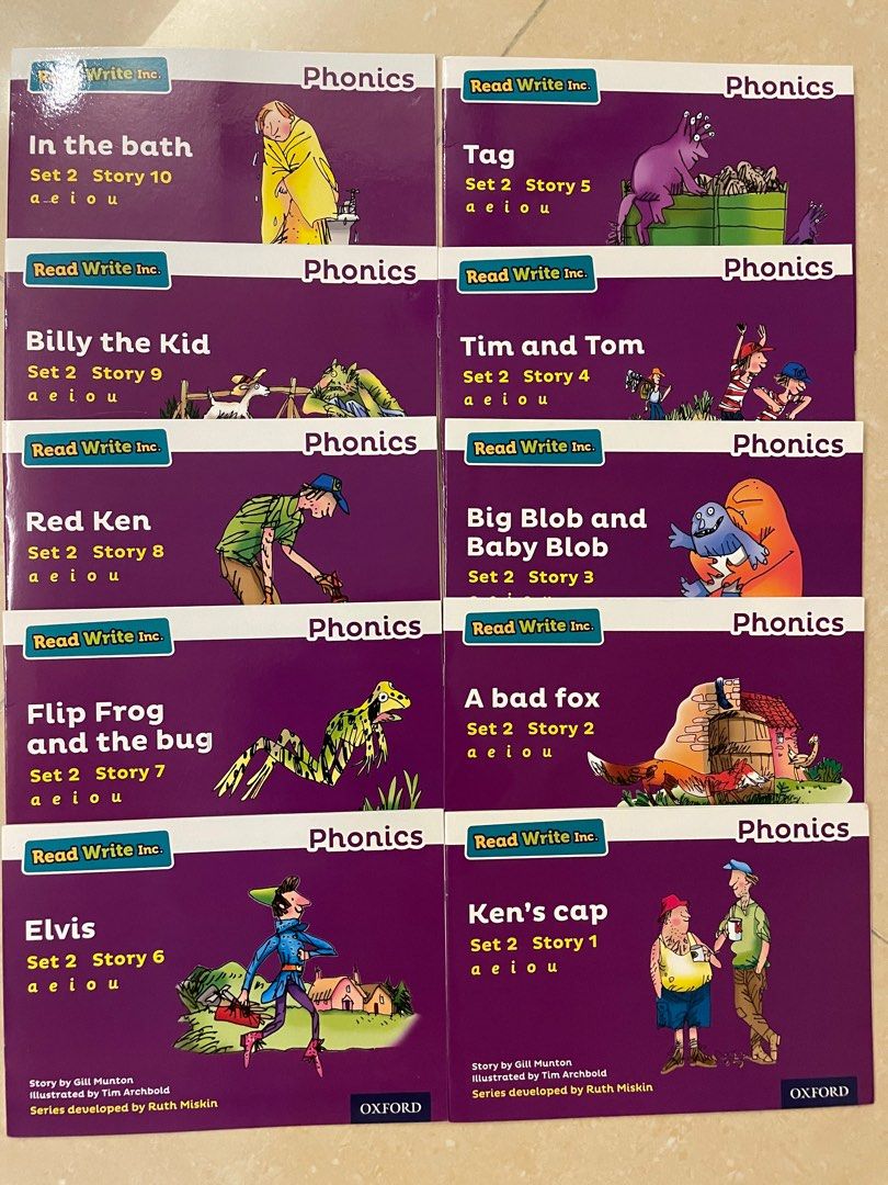 Read Write Inc. Purple. Phonics story. RWI, 興趣及遊戲, 書本 & 文具, 小朋友書