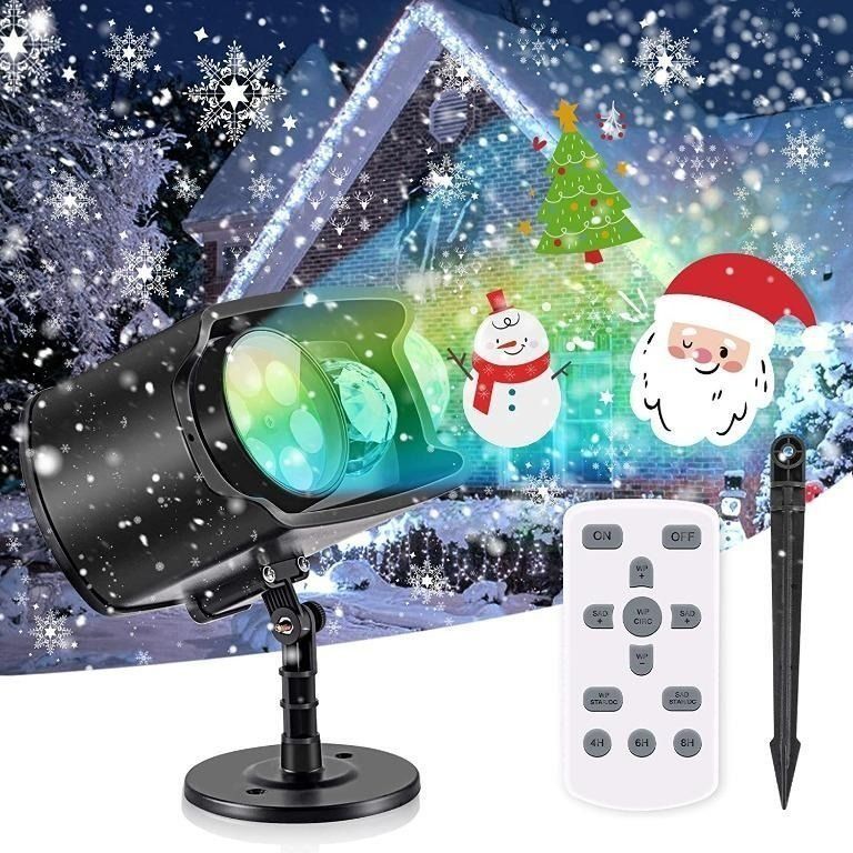 READY STOCK! Christmas Projector Lights,No Slides Needed,AGPTEK 2