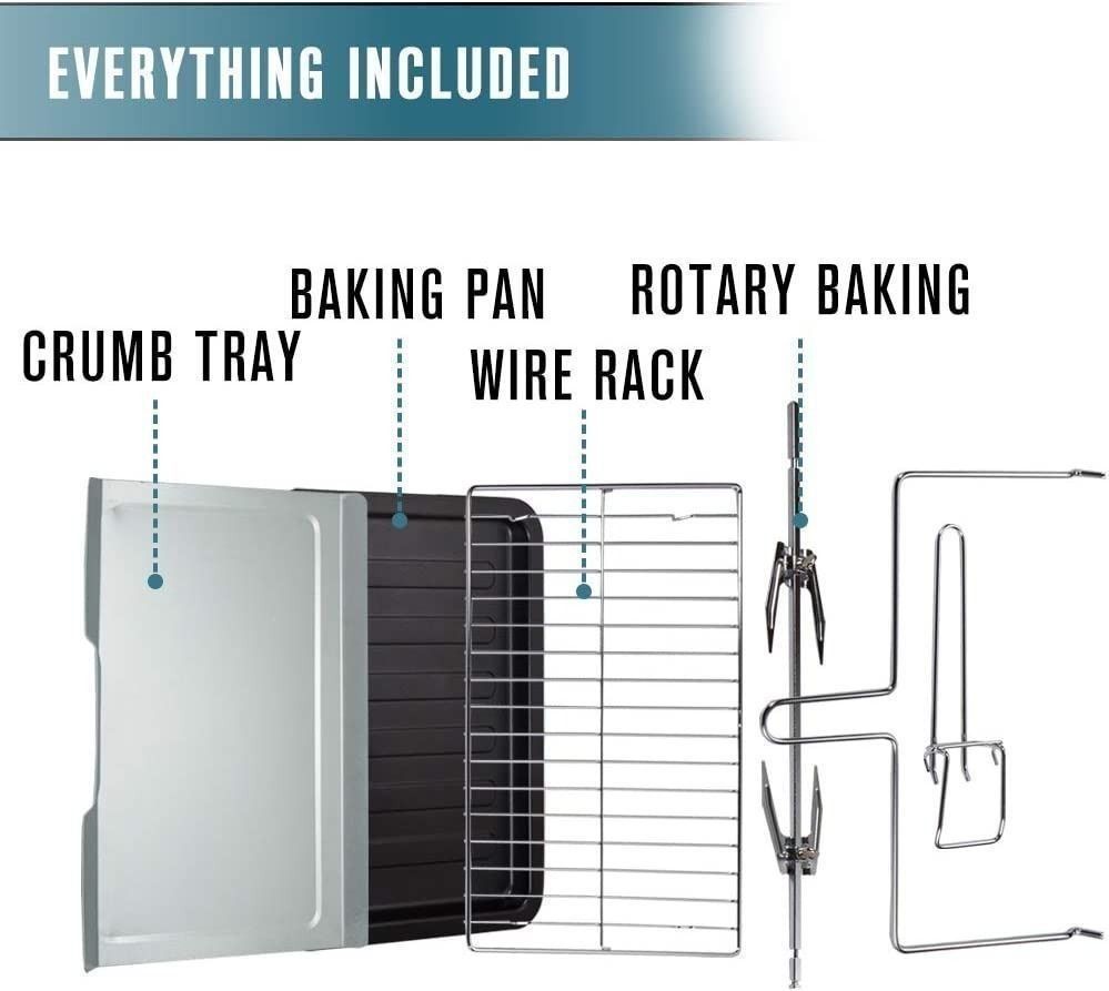 READY STOCK! Koolla K3504 Toaster Oven 6 Slice 35L Oversized Electric