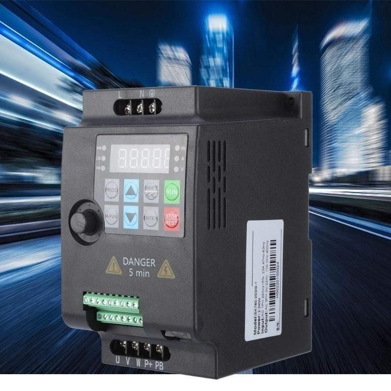 READY STOCK! SKI780 Mini VFD 220V/380V Load Inverter Variable Frequency ...